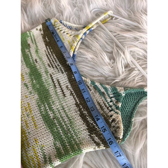 Zara Women's Knit Variegated Striped Long Maxi Dress Multicolor Size Medium‎ - Picture 11 of 14